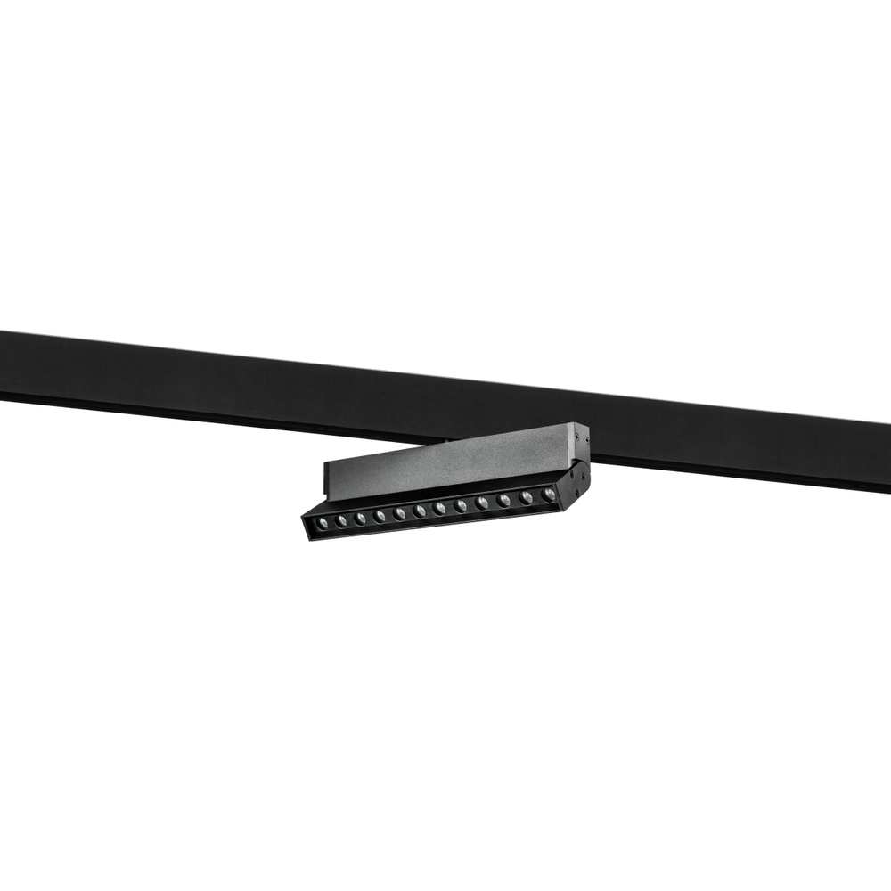 259037 Светильник 48V поворотный д/трека UNO LED 12W 800LM 24G ЧЕРНЫЙ МАТОВЫЙ 3000K
