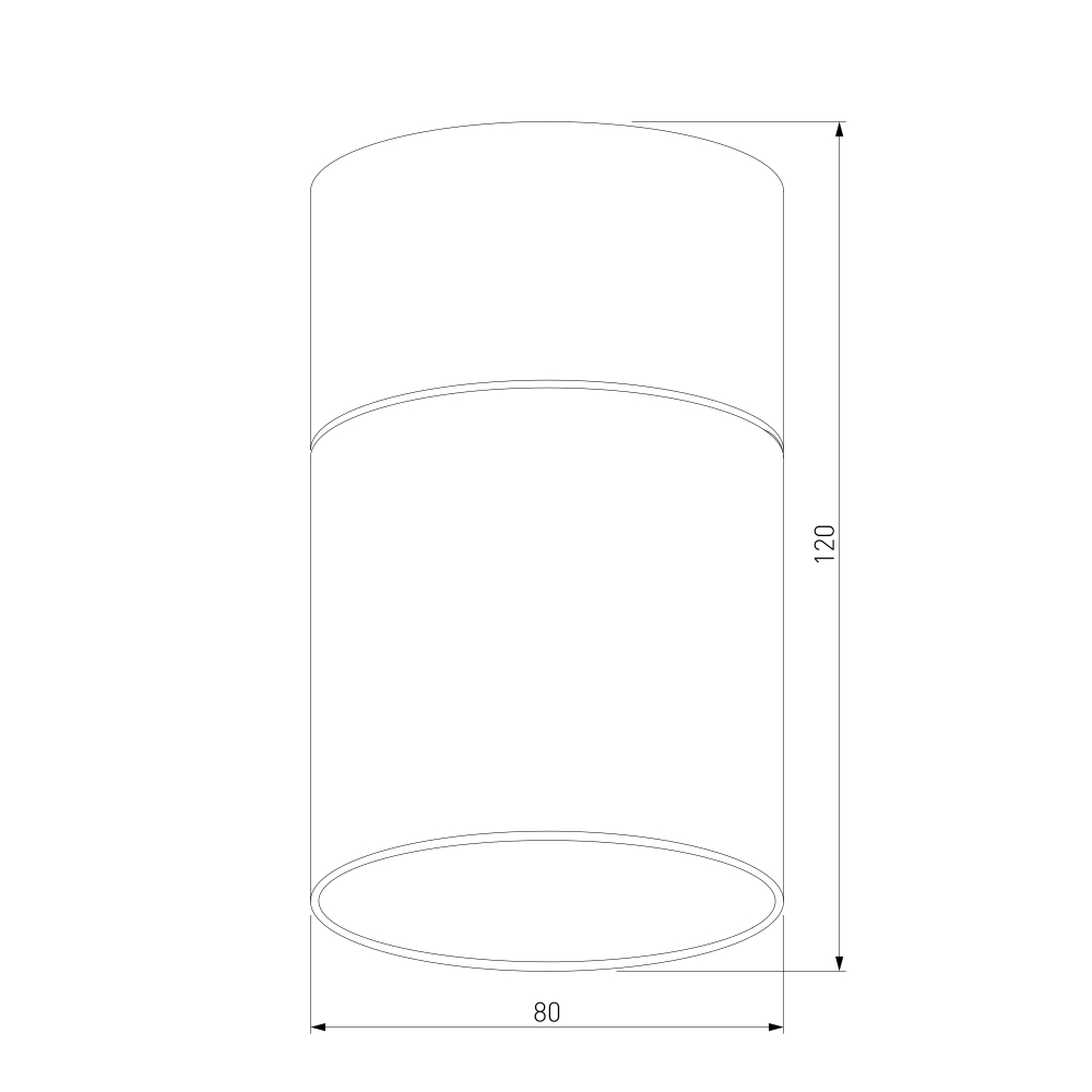 Светильник потолочный светодиодный 10W 4000К черный/прозрачный 25047/LED