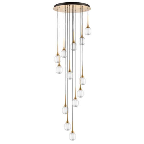 Купить 738131 Люстра ACRILE 53W LED 3217LM 360G ЗОЛОТО 3000K