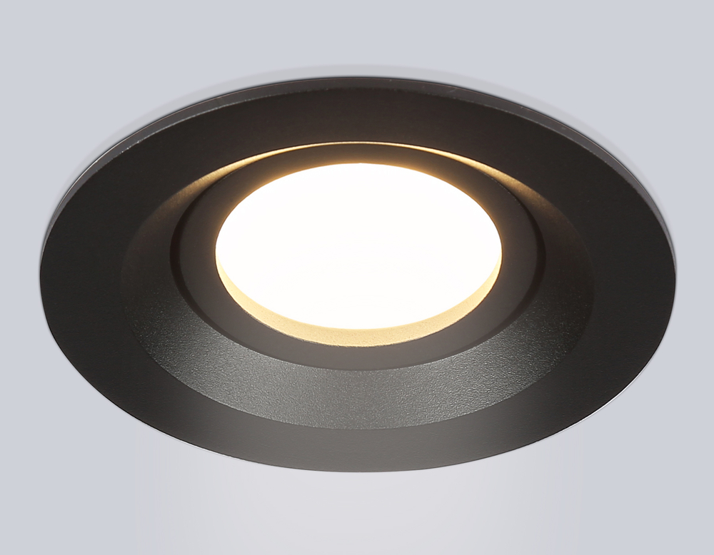 TN102742 BK черный IP20 GU5.3 D95*25