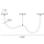 209937 Светильник 48V гибкий для трека UNO LED 18W 1200LM 360G БЕЛЫЙ МАТОВЫЙ 3000K