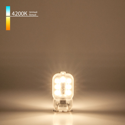 Купить Светодиодная лампа JCD 3W 220V 4200K G9 BLG907