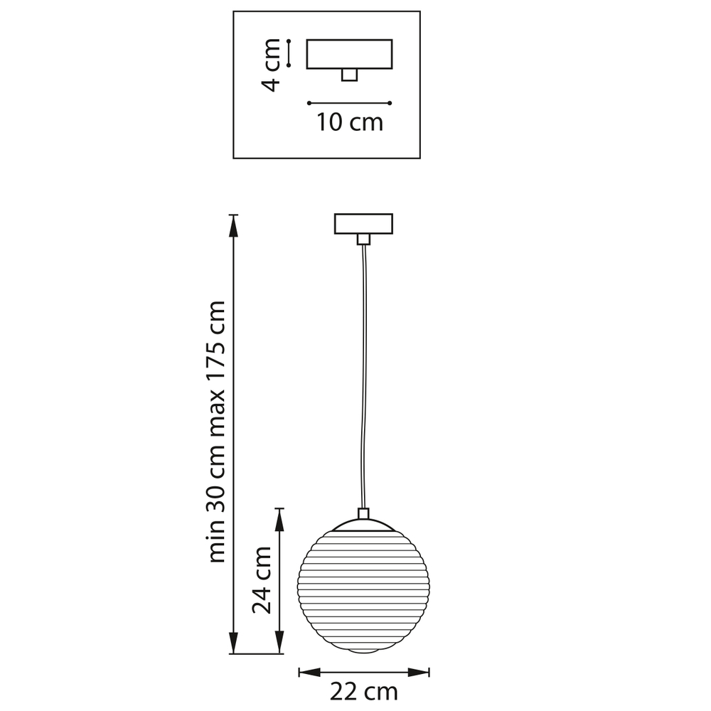 804101 Подвес DISSIMO 1х40W E27 ХРОМ/БЕЛЫЙ