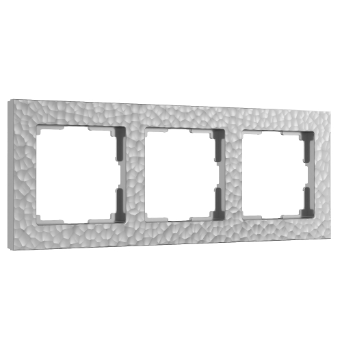 Купить Рамка из поликарбоната на 3 поста Hammer серебряный W0032406