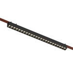 DK5672-BK Cветильник для трека-ремня Belty Smart, серия Grill, со светодиодом, L642*W40*H45мм, 48V DC, 24W, RA90, 24°, 2700-6000K, IP20, черный, алюминий