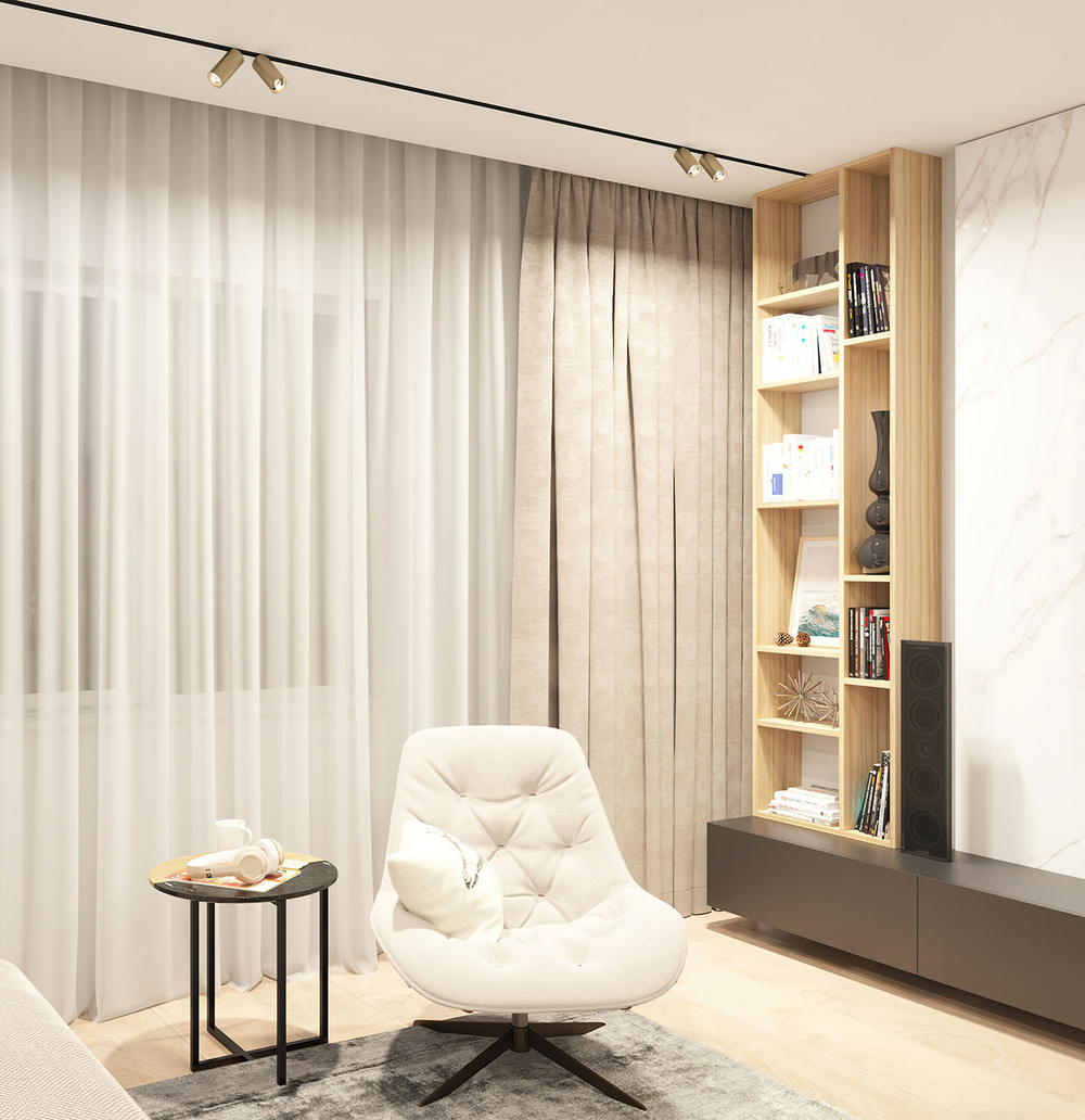 DK8012-BG Акцентный светильник SMART SPOT DOUBLE 2x9W DIM 3000K-6000K, матовое золото с черным