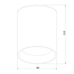 Уличный потолочный светильник Light LED 2104 IP54 35130/H черный