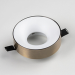 L01002021 Светильник LEVIGO MR16/HP16 БЕЛЫЙ МАТОВЫЙ/БРОНЗА (010020+510021)