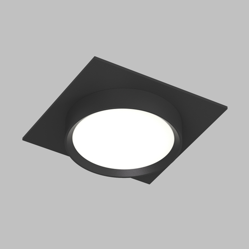 Купить DK2091-BK Встраиваемый светильник FLAT, IP 20, до 15 Вт, GX53, LED, черный, алюминий