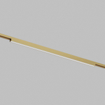 DK5752-SB Светильник для трека SHINE LINEAR со светодиодом, L601*W19*H27, 48V DC, 24W, RA?90, 3000K, IP20, сатинированная латунь, алюминий