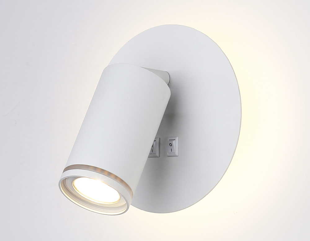 FW2462 WH белый GU10 max 12W+LED 4200K 7W D145*150