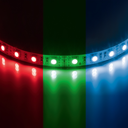 Купить 400050 Лента 5050LED 12V 14.4W/m 60LED/m 10-12lm/LED IP20 RGB 200m/box ЦВЕТНАЯ