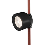 DK5640-BK Поворотный светильник для трека-ремня Belty Smart, серия Spot, со светодиодом, D100*H107мм, 48V DC, 12W, RA90, 38°, 2700-6000K, IP20, черный, алюминий