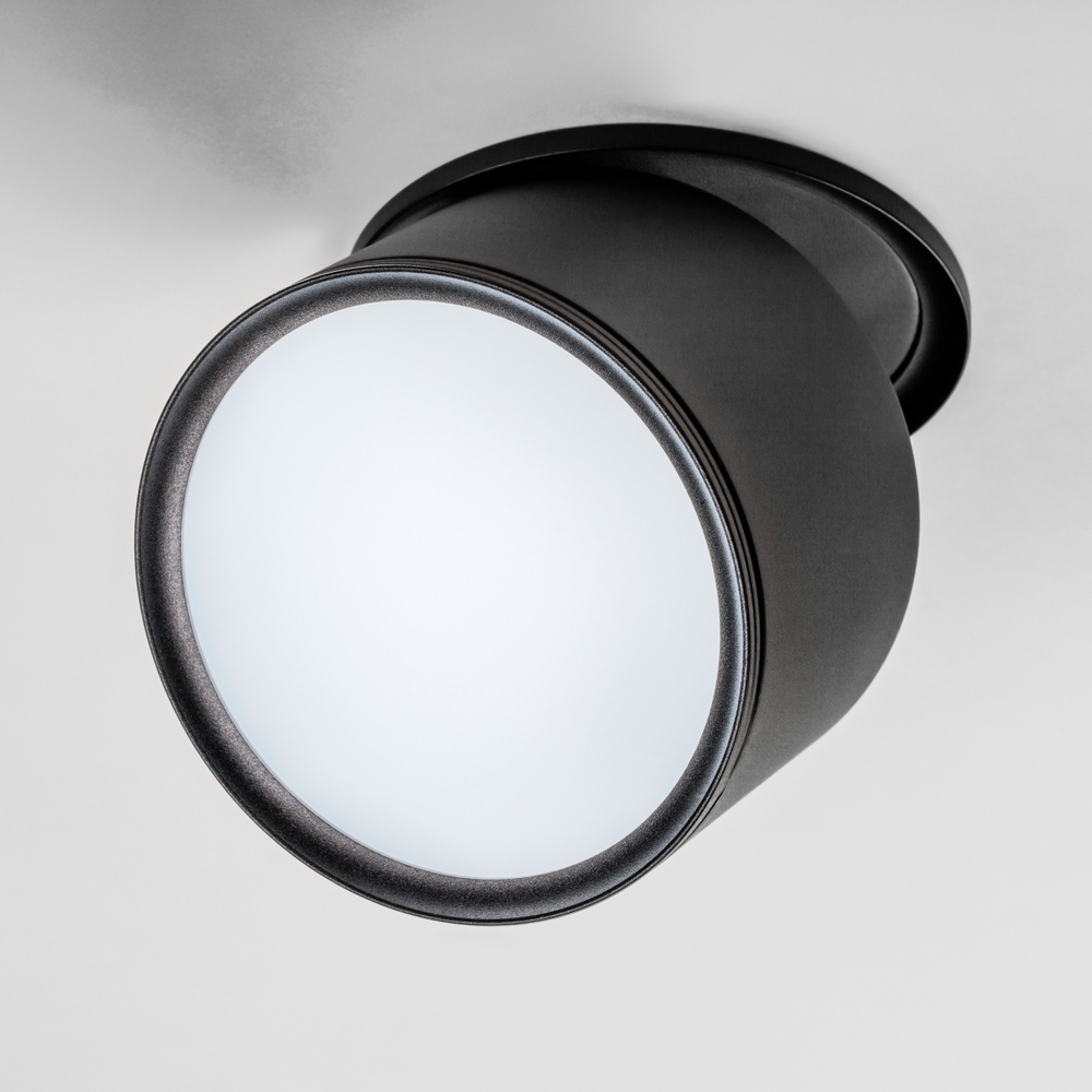 215857 Светильник ACUTO LED 12W 880LM 120G ЧЕРНЫЙ 3000/4000/6000K