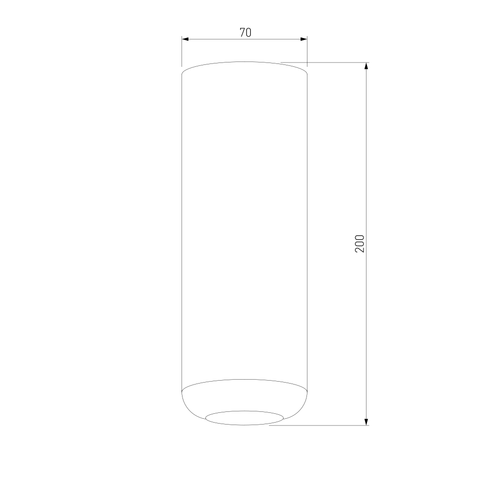 Светильник потолочный светодиодный 10W 4000K чёрный 25045/LED