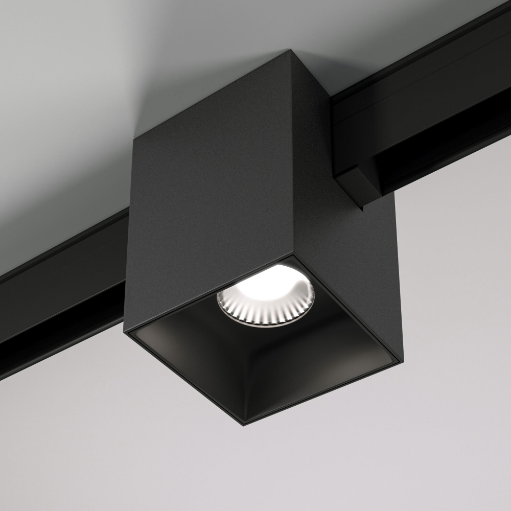 Slim Magnetic Трековый светильник 12W 4200K Solo чёрный 85055/01 85055/01