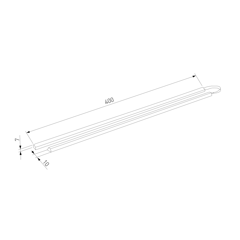 Светодиодный светильник Led Stick с выключателем 3W 4000K LTB74