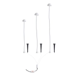 Грунтовый светильник Arte Lamp MOTUS A1081PA-3WH