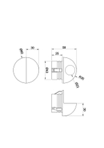 Уличный настенный светильник Outdoor O033WL-L3W3K