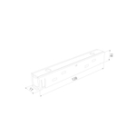 Slim Magnetic Прямой коннектор белый 95135/00 95135/00