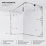 Коннектор угловой внутренний для встраиваемого шинопровода Mini Magnetic 85178/00