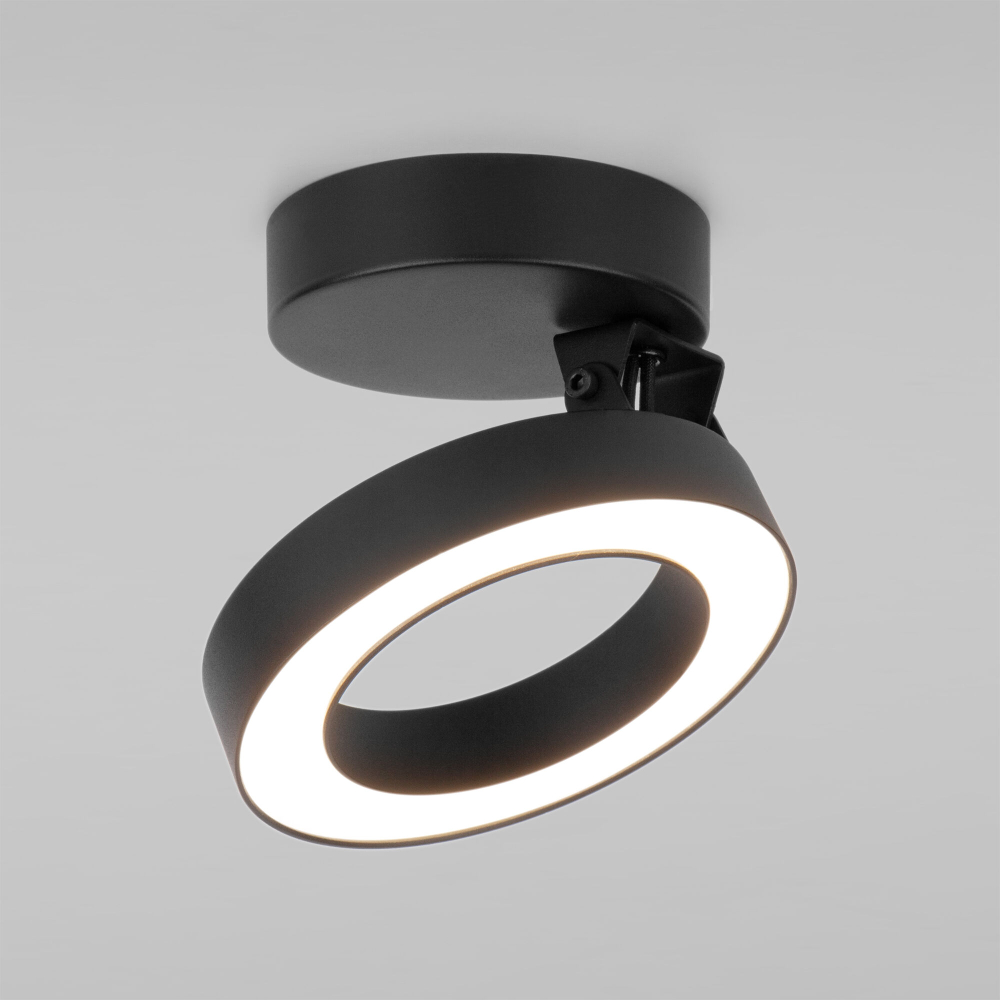 Накладной светодиодный светильник Spila черный 25105/LED