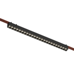 DK5573-BK Cветильник для трека-ремня Belty, серия Grill, со светодиодом, L642*W40*H45мм, 48V DC, 24W, RA90, 24°, 3000K, IP20, черный, алюминий
