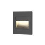 DK3050-BK Светильник встраиваемый в стену, IP 20, LED 3000, 1 Вт, черный пластик