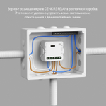 RL1001-SM Одноканальное Wi-Fi реле-выключатель 1 x 2300 Вт / 250 Вт для LED