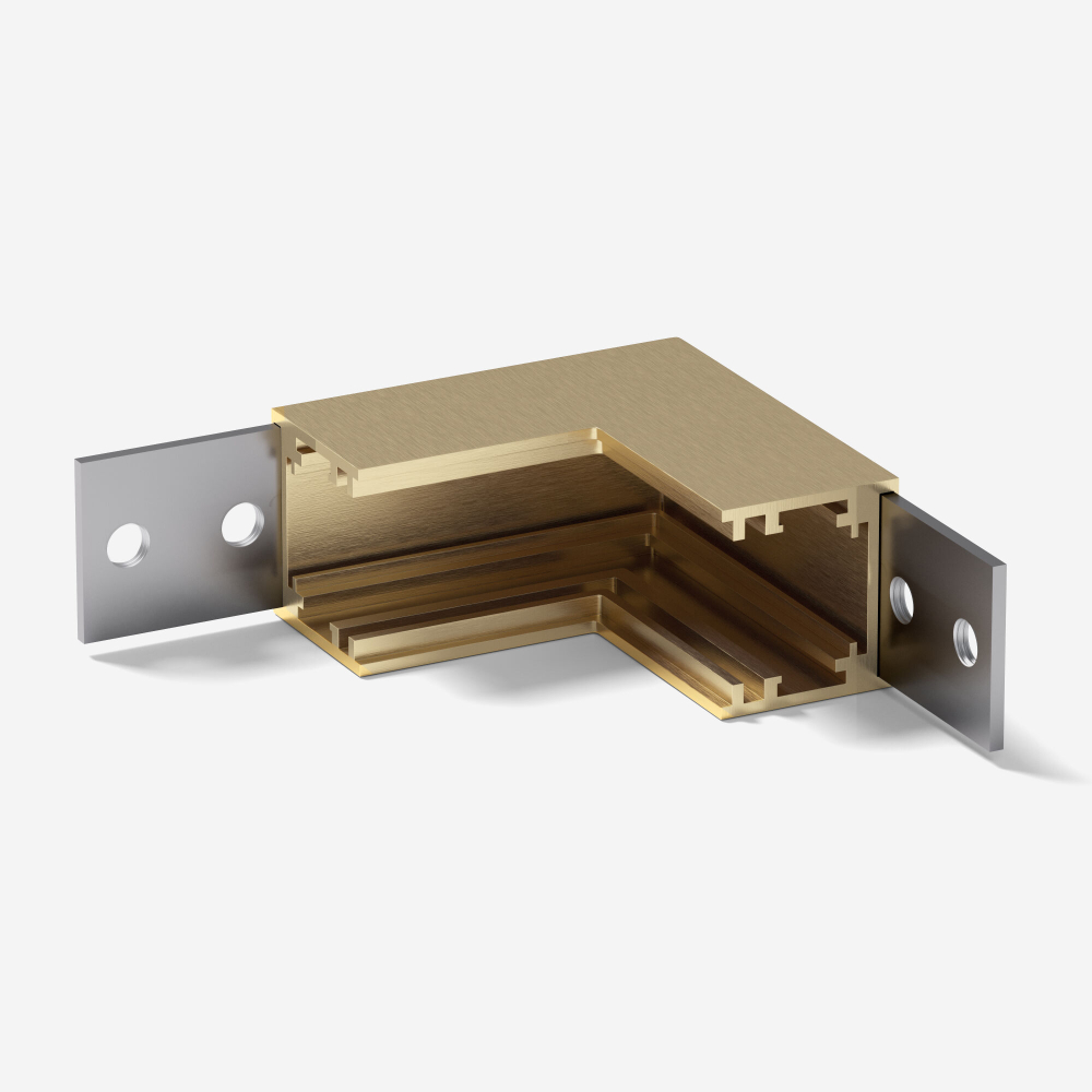 Brass Line Коннектор угловой внутренний для накладного шинопровода латунь 85225/00