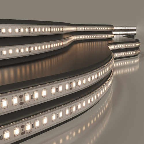 Купить Лента светодиодная для бани/сауны 120Led 8W IP68 3000K теплый белый, 5 м 2835 24V 120Led 8W IP68