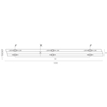 420833 Лента LIGHTSTAR LED 24V 11W COB 320leds/M 1100LM/M 3000K IP20 1 шт = 5м