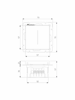 Умный сенсорный диммер Werkel Wi-Fi 500W IP20 W3443101 белый