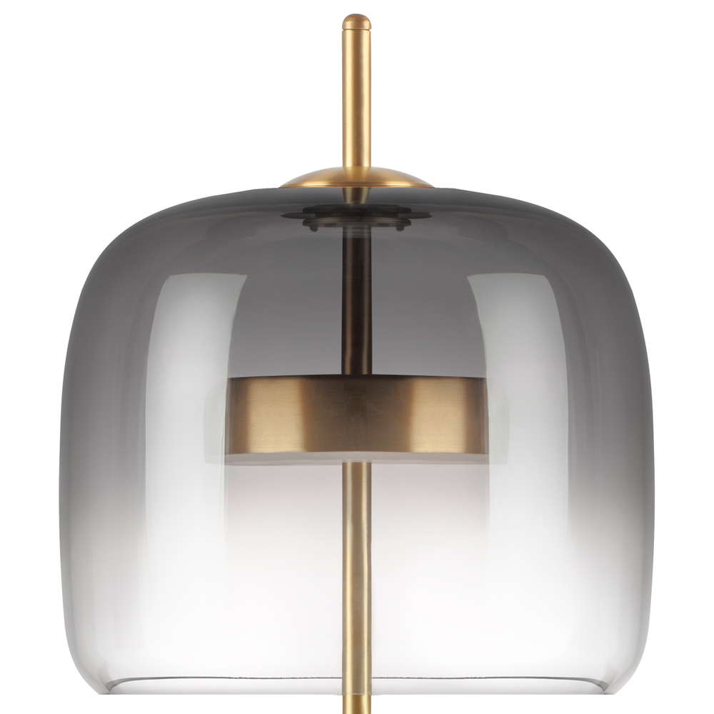 804918 Настольная лампа CUPOLA LED 9W 450LM ЗОЛОТО/ДЫМЧАТЫЙ 3000K