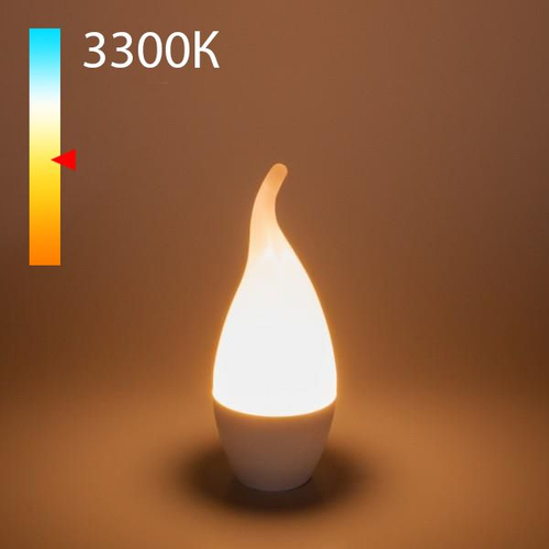 Купить Светодиодная лампа "Свеча на ветру" CA37 8W 3300K E14 BLE1431