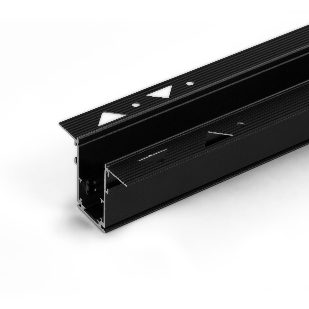 Slim Magnetic Шинопровод встраиваемый черный (3м) 85128/00 85128/00