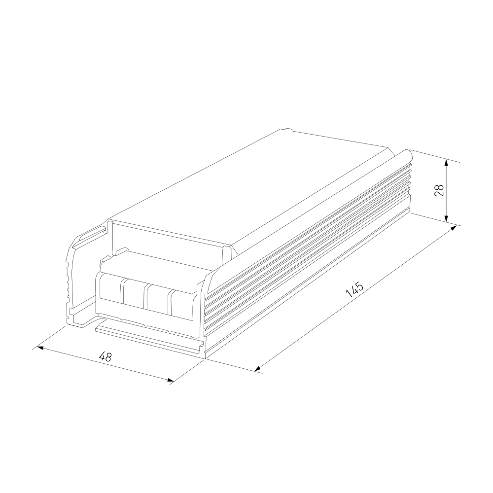 Блок питания для светодиодной ленты 24 В 100W Трансформатор 24V 100W