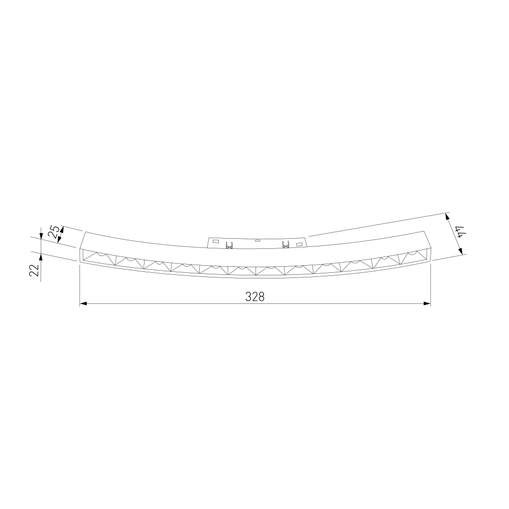Slim Magnetic Трековый светильник для радиусного шинопровода 12W 4200K Intenso чёрный Ø 800мм 85184/01