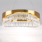 703163 Люстра HELIO 30W LED 2778LM ШАМПАНЬ 3500K