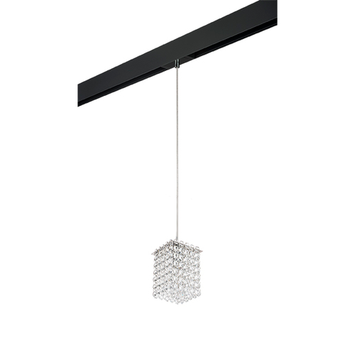 Купить PRO795414 Светильник д/1-фазн трека CRISTALLO 1х40W G9 ХРОМ/ЧЕРНЫЙ (795414+595007)