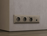 MA639010 Комплект механизма электрической розетки ALFA Темная бронза матовый 2USB A+A 18W (быстрая зарядка) с/з QUANT (AP6390, VM155)