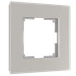 Рамка из стекла на 1 пост Senso дымчатый soft-touch W0013117