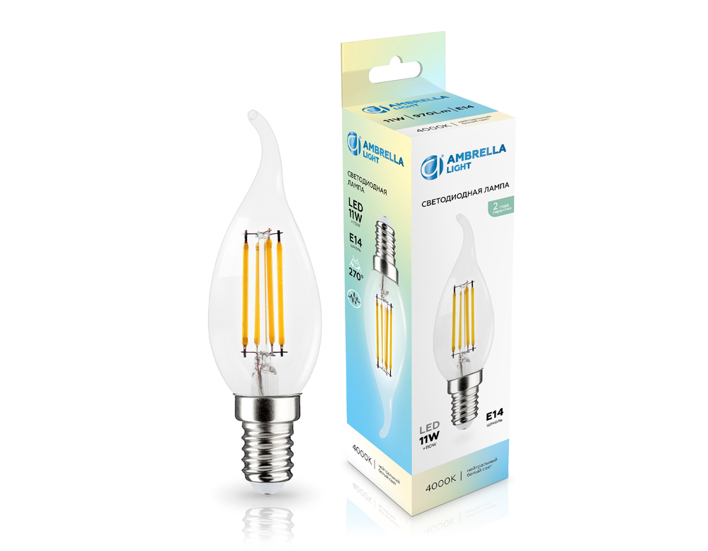 351124 Filament LED CF35 11W E14 4000K 220-240V