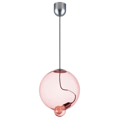 Купить 805302 Люстра COLORE 1х8W (led) E27 АЛЮМИНИЙ/РОЗОВЫЙ