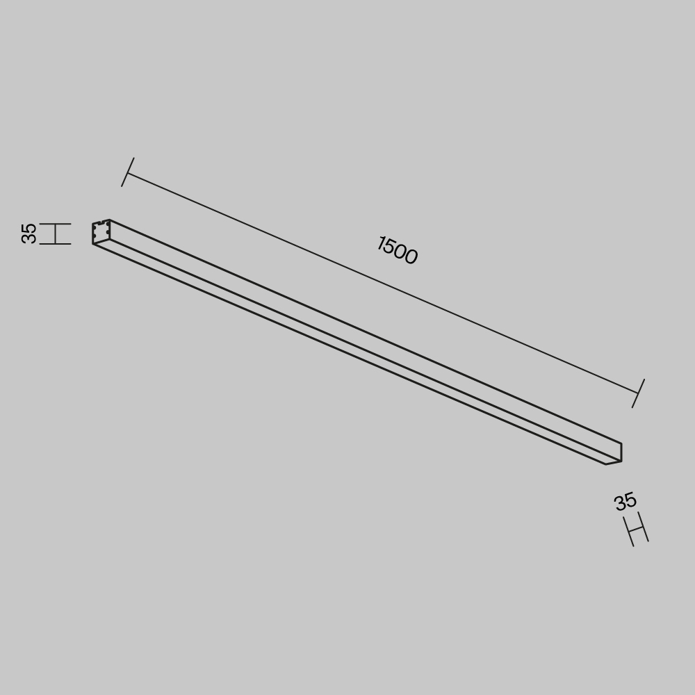 Линейный светильник Technical LL311014