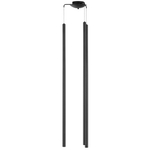 L3T747447 Люстра TUBO LED 15W 960LM 25G ЧЕРНЫЙ 4000K (574717+747447 (3шт)