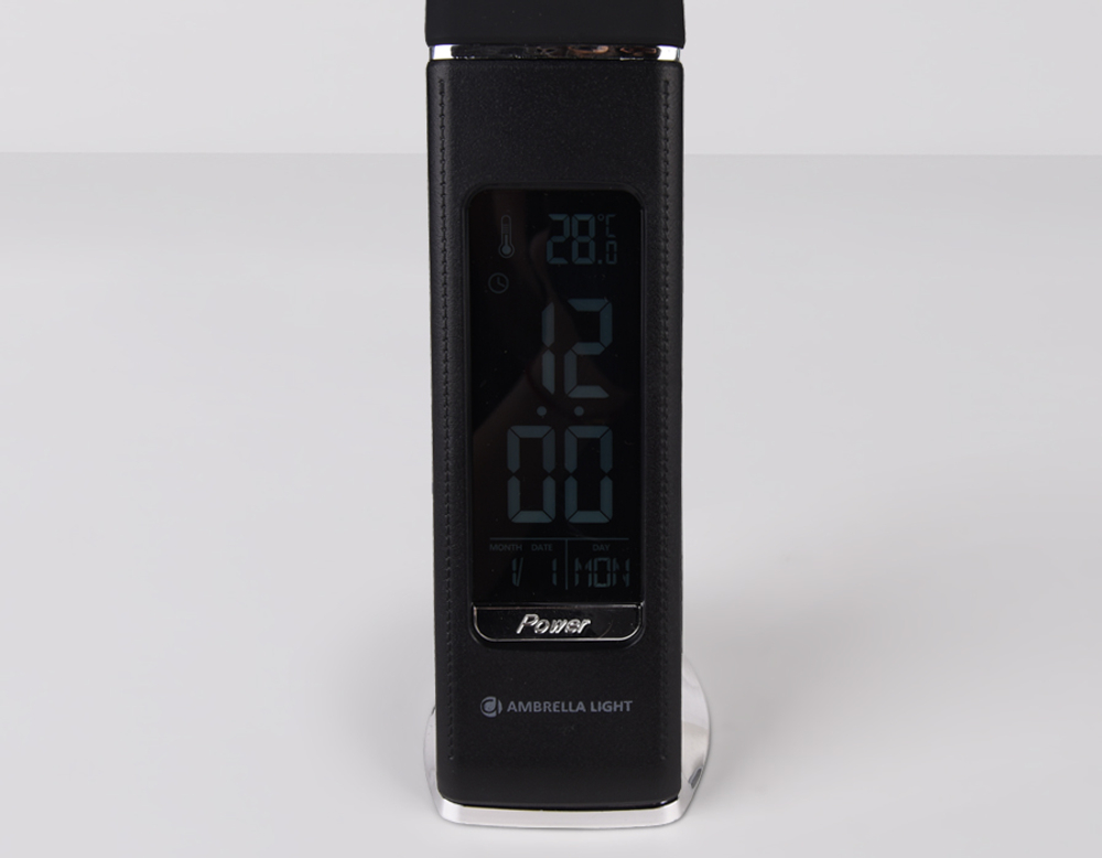 DE509 BK черный LED 3000-6400K 6W+LCD 2W