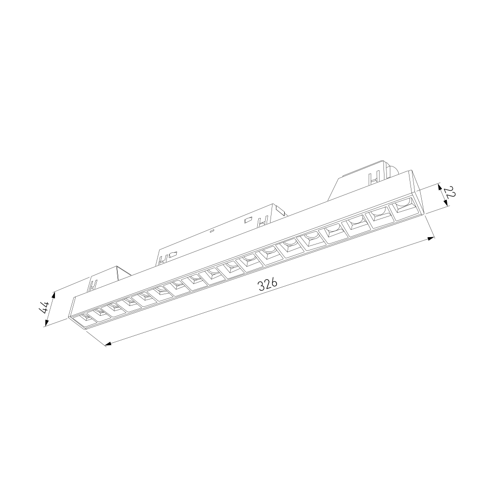 Slim Magnetic SL03 Трековый светильник 18W 4200K черный 85006/01 85006/01