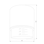 Потолочный светодиодный светильник Cors 25032/LED 10W 4200K белый