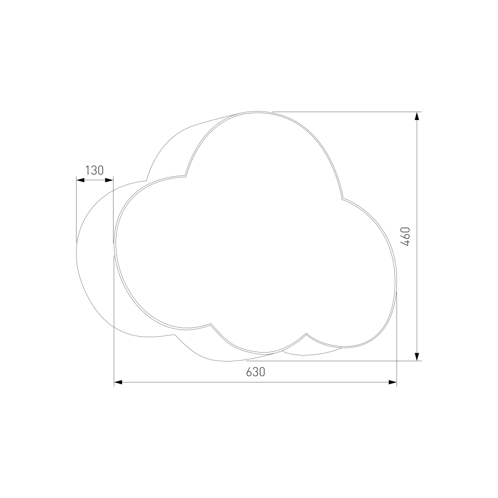 Настенный светильник 6071 Cloud
